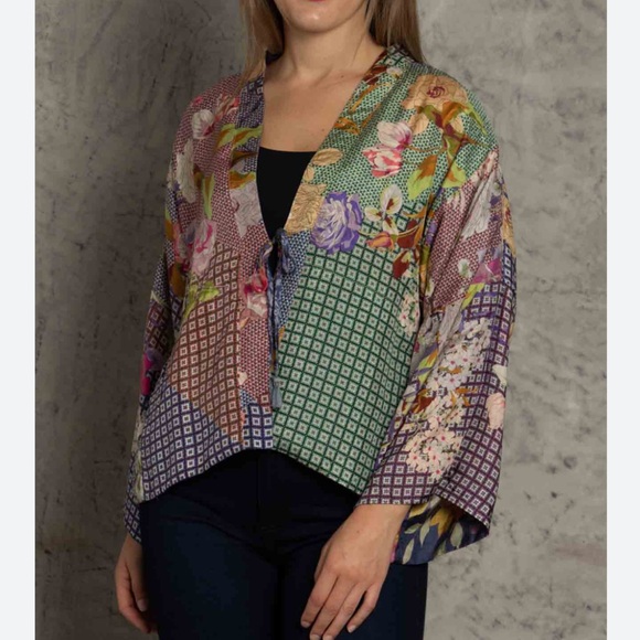 Johnny Was Locust Makenna Reversible Kimono - Picture 3 of 7